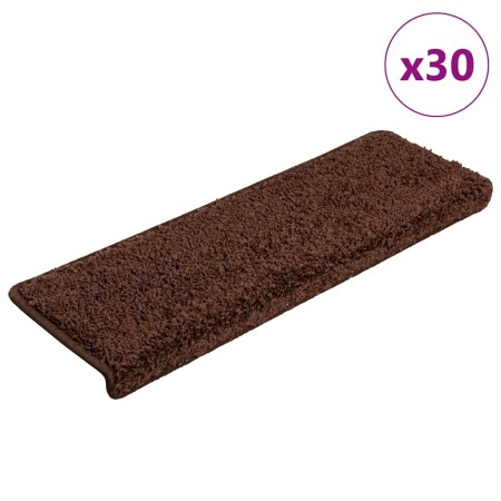 Alfombrilla escalera 30 uds 65x21x4 cm marrón | Foro24.es | Tu tienda online para hogar, jardín y más Foro24.es