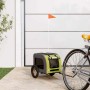 Remolque de bicicleta mascotas hierro tela Oxford verde gris von , Kinderwagen für Haustiere - Ref: Foro24-93829, Preis: 94,1...