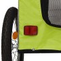 Remolque de bicicleta mascotas hierro tela Oxford verde gris von , Kinderwagen für Haustiere - Ref: Foro24-93829, Preis: 94,1...