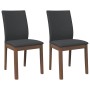 Sillas de comedor con cojines 2 uds madera maciza marrón caucho | Foro24.es | Tu tienda online para hogar, jardín y más Foro24.es
