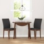 Sillas de comedor con cojines 2 uds madera maciza marrón caucho | Foro24.es | Tu tienda online para hogar, jardín y más Foro24.es