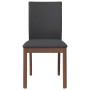 Sillas de comedor con cojines 2 uds madera maciza marrón caucho | Foro24.es | Tu tienda online para hogar, jardín y más Foro24.es
