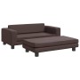 Cama de perros con extensión cuero sintético marrón 100x50x30cm von , Betten für Hunde - Ref: Foro24-172028, Preis: 127,58 €,...