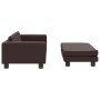 Cama de perros con extensión cuero sintético marrón 100x50x30cm von , Betten für Hunde - Ref: Foro24-172028, Preis: 127,58 €,...