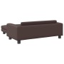 Cama de perros con extensión cuero sintético marrón 100x50x30cm von , Betten für Hunde - Ref: Foro24-172028, Preis: 127,58 €,...
