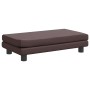 Cama de perros con extensión cuero sintético marrón 100x50x30cm von , Betten für Hunde - Ref: Foro24-172028, Preis: 127,58 €,...