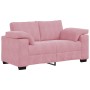 Juego de sofás con cojines 3 piezas terciopelo rosa de , Sofás - Ref: Foro24-3324670, Precio: 646,95 €, Descuento: %