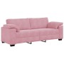 Juego de sofás con cojines 3 piezas terciopelo rosa de , Sofás - Ref: Foro24-3324670, Precio: 646,95 €, Descuento: %