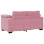 Juego de sofás con cojines 3 piezas terciopelo rosa de , Sofás - Ref: Foro24-3324670, Precio: 646,95 €, Descuento: %
