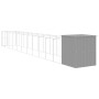 Caseta perro corral acero galvanizado gris claro 165x1271x181cm von , Hundehütten - Ref: Foro24-3189108, Preis: 887,10 €, Rab...