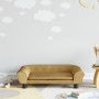 Sofá para niños de terciopelo marrón 70x45x26 cm von , Baby- und Kleinkindmöbel - Ref: Foro24-3196405, Preis: 81,15 €, Rabatt: %