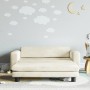Sofá para niños con reposapiés terciopelo crema 100x50x30 cm by , Baby and Toddler Furniture - Ref: Foro24-3196413, Price: 14...