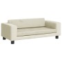 Sofá para niños con reposapiés terciopelo crema 100x50x30 cm by , Baby and Toddler Furniture - Ref: Foro24-3196413, Price: 14...