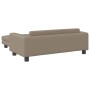 Sofá niños y reposapiés cuero sintético capuchino 100x50x30 cm von , Baby- und Kleinkindmöbel - Ref: Foro24-3196418, Preis: 1...