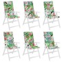 Cojines de silla con respaldo alto 6 uds tela Oxford multicolor by , Cushions for chairs and sofas - Ref: Foro24-361927, Pric...
