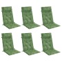 Cojines silla respaldo alto 6 uds tela Oxford estampado hojas von , Kissen für Stühle und Sofas - Ref: Foro24-361933, Preis: ...