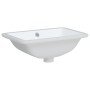 Lavabo de baño rectangular cerámica blanco 41,5x26x18,5 cm by , Sinks - Ref: Foro24-153724, Price: 44,48 €, Discount: %