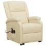 Sillón de masaje elevable cuero sintético crema by , Electric massage chairs - Ref: Foro24-329693, Price: 235,35 €, Discount: %