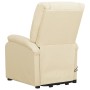 Sillón de masaje elevable cuero sintético crema by , Electric massage chairs - Ref: Foro24-329693, Price: 235,35 €, Discount: %