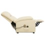 Sillón de masaje elevable cuero sintético crema by , Electric massage chairs - Ref: Foro24-329693, Price: 235,35 €, Discount: %