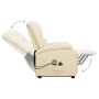 Sillón de masaje elevable cuero sintético crema by , Electric massage chairs - Ref: Foro24-329693, Price: 235,35 €, Discount: %