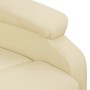Sillón de masaje elevable cuero sintético crema by , Electric massage chairs - Ref: Foro24-329693, Price: 235,35 €, Discount: %