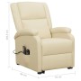 Sillón de masaje elevable cuero sintético crema by , Electric massage chairs - Ref: Foro24-329693, Price: 235,35 €, Discount: %