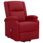 Sillón elevable tela rojo tinto by , Armchairs - Ref: Foro24-329702, Price: 388,17 €, Discount: %