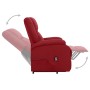Sillón elevable tela rojo tinto by , Armchairs - Ref: Foro24-329702, Price: 388,17 €, Discount: %