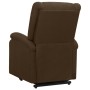 Silla de masaje elevable de tela marrón oscuro de , Sillones de masaje eléctricos - Ref: Foro24-329714, Precio: 409,49 €, Des...