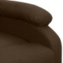 Silla de masaje elevable de tela marrón oscuro de , Sillones de masaje eléctricos - Ref: Foro24-329714, Precio: 409,49 €, Des...