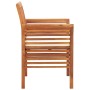 Silla de comedor para jardín con cojín madera maciza de acacia | Foro24.es | Tu tienda online para hogar, jardín y más Foro24.es