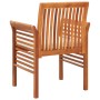 Silla de comedor para jardín con cojín madera maciza de acacia | Foro24.es | Tu tienda online para hogar, jardín y más Foro24.es