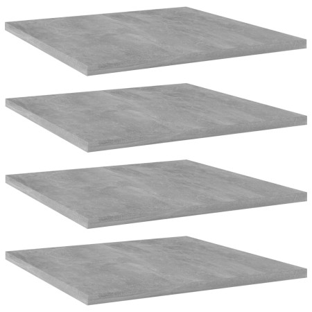 Estante estantería 4uds contrachapada gris hormigón 40x40x1,5cm by , Shelves - Ref: Foro24-805178, Price: 28,70 €, Discount: %
