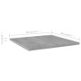 Estante estantería 4uds contrachapada gris hormigón 40x40x1,5cm by , Shelves - Ref: Foro24-805178, Price: 28,70 €, Discount: %