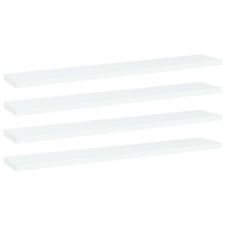 Estantes para estantería 4 uds contrachapada blanco 60x10x1,5cm by , Shelves - Ref: Foro24-805202, Price: 18,46 €, Discount: %