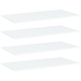 Estantes para estantería 4 uds contrachapada blanco 80x40x1,5cm von , Regale - Ref: Foro24-805330, Preis: 55,33 €, Rabatt: -5%%