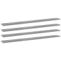 Estante para estantería 4 uds madera gris hormigón 100x10x1,5cm by , Shelves - Ref: Foro24-805370, Price: 31,68 €, Discount: %