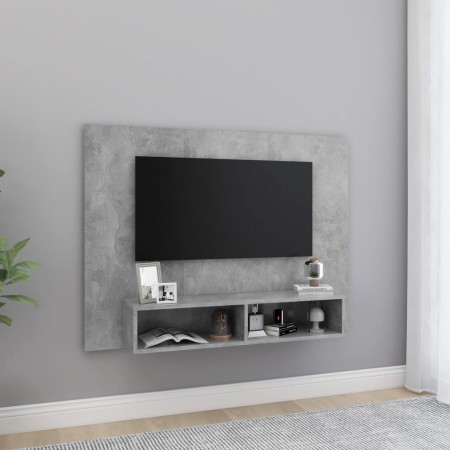 Mueble de TV de pared contrachapado gris hormigón 120x23,5x90cm von , TV-Möbel - Ref: Foro24-808273, Preis: 89,48 €, Rabatt: %