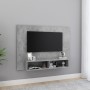 Mueble de TV de pared contrachapado gris hormigón 120x23,5x90cm von , TV-Möbel - Ref: Foro24-808273, Preis: 89,48 €, Rabatt: %