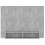 Mueble de TV de pared contrachapado gris hormigón 120x23,5x90cm von , TV-Möbel - Ref: Foro24-808273, Preis: 89,48 €, Rabatt: %