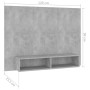 Mueble de TV de pared contrachapado gris hormigón 120x23,5x90cm von , TV-Möbel - Ref: Foro24-808273, Preis: 89,48 €, Rabatt: %