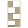 Librería separador contrachapada roble Sonoma 60x24x124,5 cm by , Bookcases and shelves - Ref: Foro24-809083, Price: 52,53 €,...