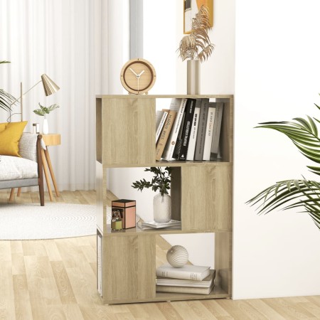 Librería separador madera contrachapada roble Sonoma 60x24x94cm by , Bookcases and shelves - Ref: Foro24-809074, Price: 47,64...