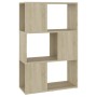 Librería separador madera contrachapada roble Sonoma 60x24x94cm by , Bookcases and shelves - Ref: Foro24-809074, Price: 47,64...