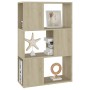 Librería separador madera contrachapada roble Sonoma 60x24x94cm by , Bookcases and shelves - Ref: Foro24-809074, Price: 47,64...