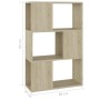 Librería separador madera contrachapada roble Sonoma 60x24x94cm by , Bookcases and shelves - Ref: Foro24-809074, Price: 47,64...