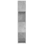 Librería separador contrachapada gris hormigón 80x24x124,5 cm | Foro24.es | Tu tienda online para hogar, jardín y más Foro24.es