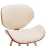 Sillas de comedor 2 uds cuero sintético y madera curvada crema | Foro24.es | Tu tienda online para hogar, jardín y más Foro24.es