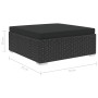 Set muebles de jardín y cojines 8 piezas ratán sintético negro by , Garden sets - Ref: Foro24-46751, Price: 747,78 €, Discoun...